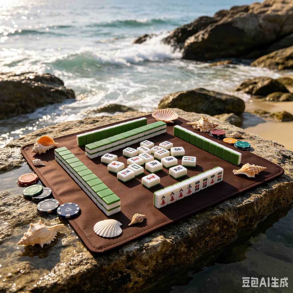 cute mini mahjong tiles set